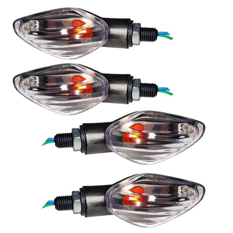 Pisca Dianteiro E Traseiro Cristal Mini Twister/ Cb 300 - Valplas